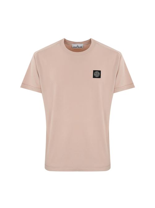 T-shirt 2100039 in cotone Antique Rose STONE ISLAND | 2100039S0013V0082